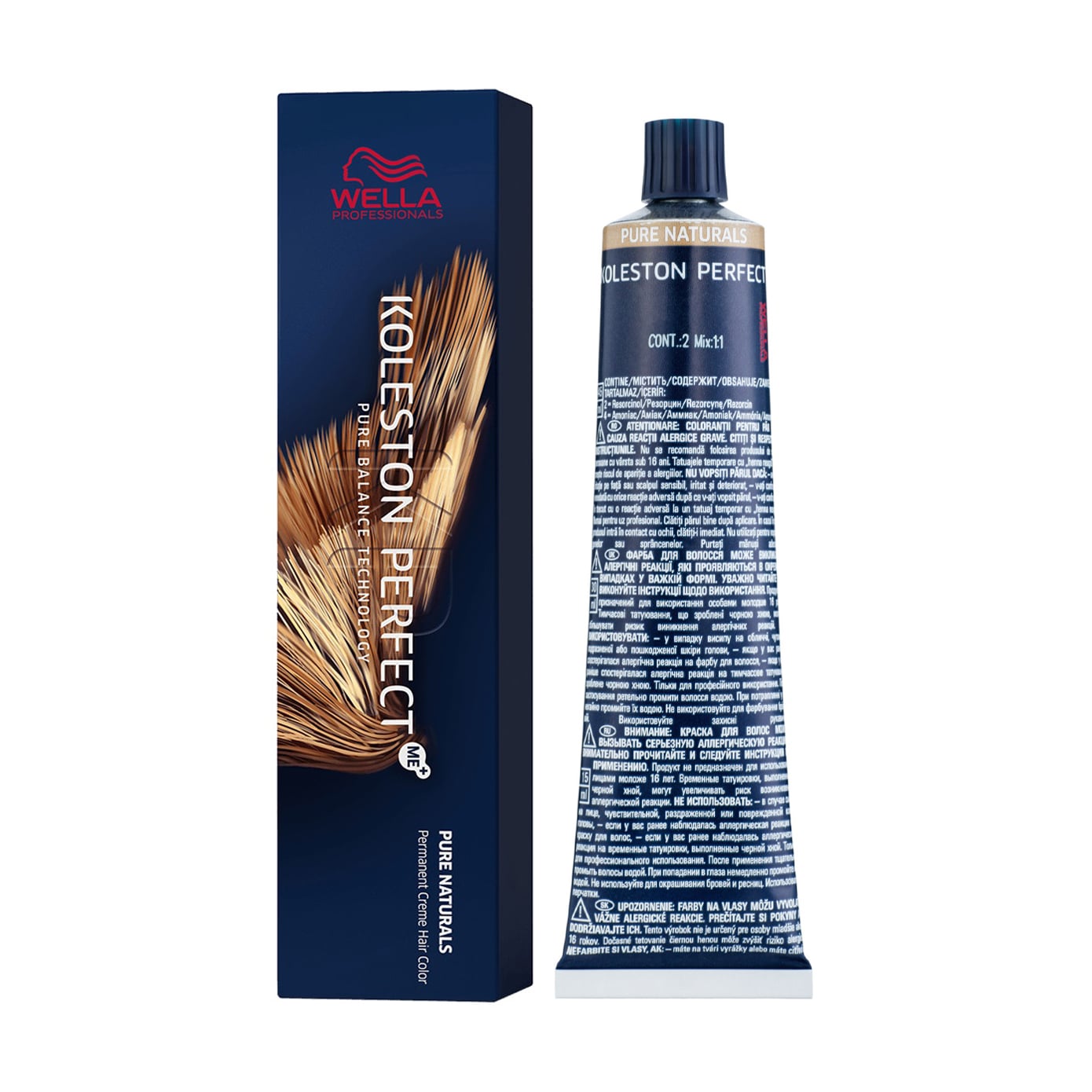 Уцінка! Стійка крем-фарба для волосся Wella Professionals Koleston Perfect Me+ Pure Naturals 6/07, 60 мл
